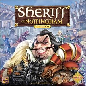Sheriff of Nottingham Board Game 2nd Edition 100% Complete CMON 2022 VGUC